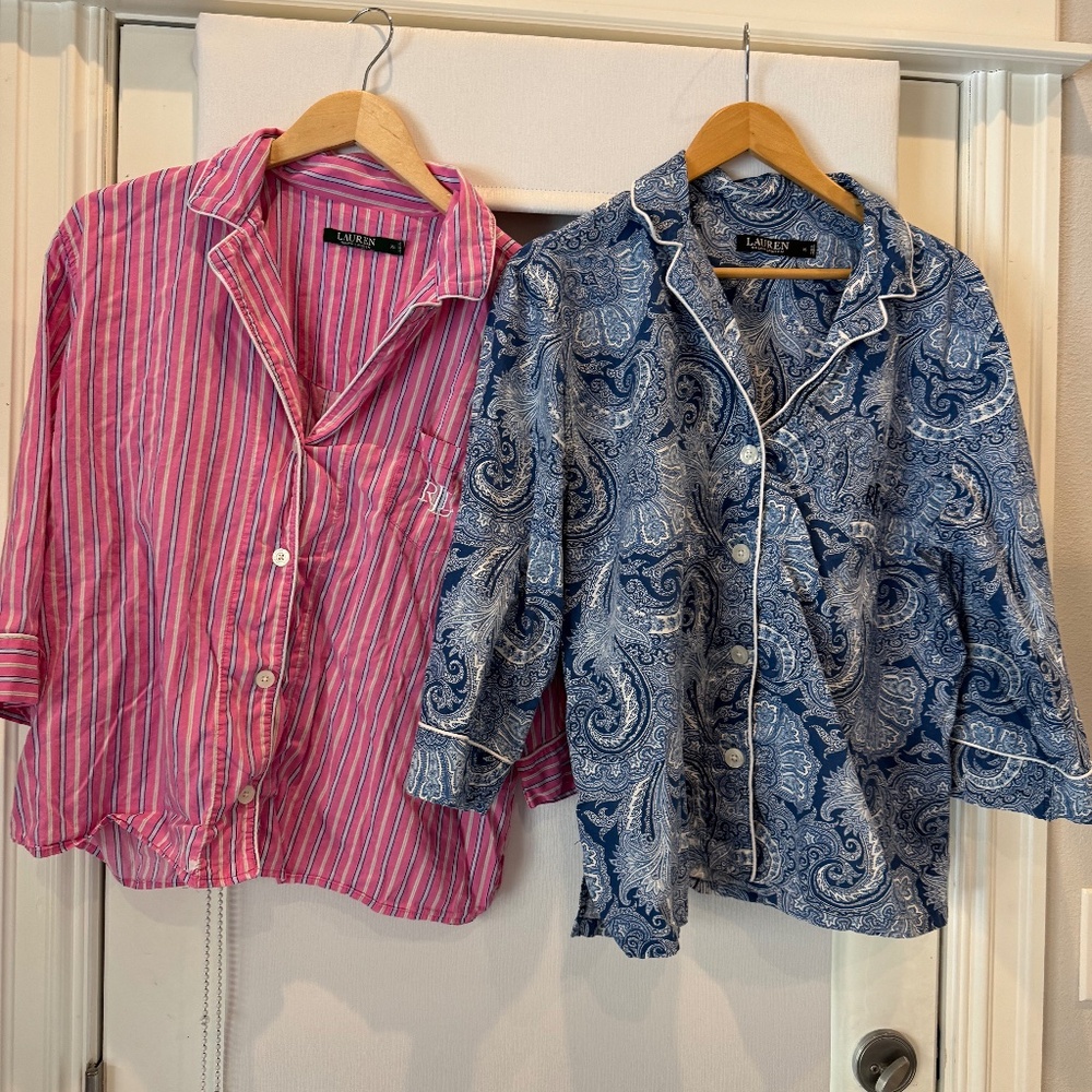 TWO Women's Lauren Ralph Lauren PJ sets- size XL